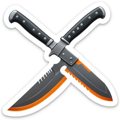 black Machete sticker