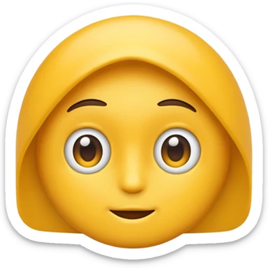 an emoji to indacate i am having focus time, standard emoji style sticker