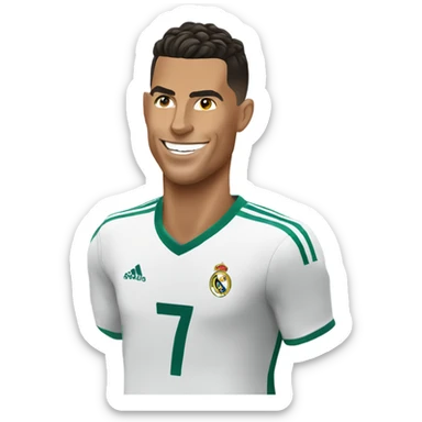 cristiano ronaldo being a goat sticker
