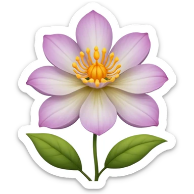 flor de lótus sem cor sticker