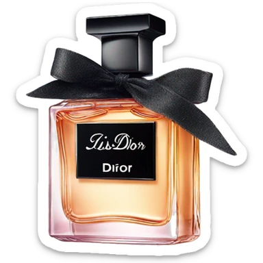 perfume miss dior sticker