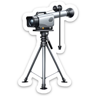 video Camera crane sticker