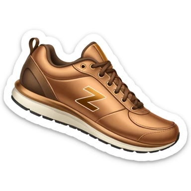 A running shoe that says the word "Bronze" sticker