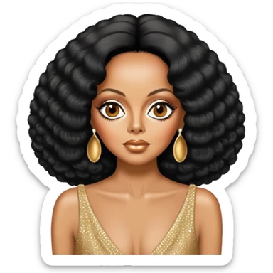 Diana Ross sticker
