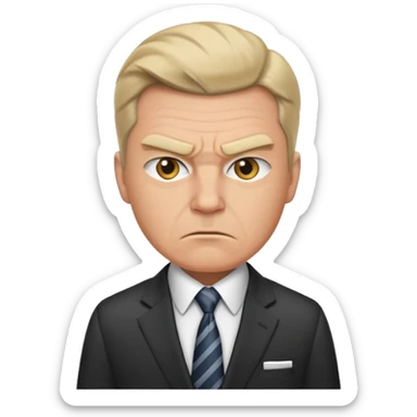 aggressive boss sticker