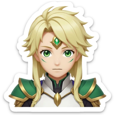 Venti Barbatos The Anemo Wind Archon from Genshin Impact sticker