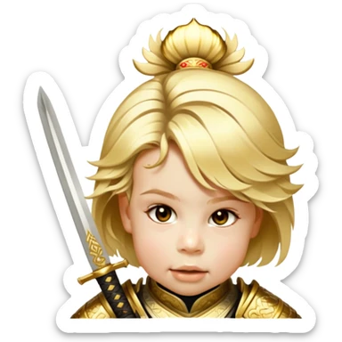 Golden Samurai sticker