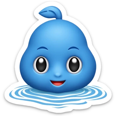 crie somente o biquini xadrez azul sticker