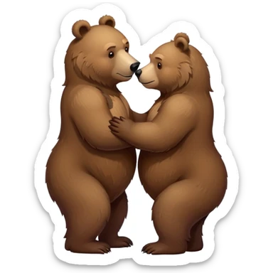Bears mating sticker