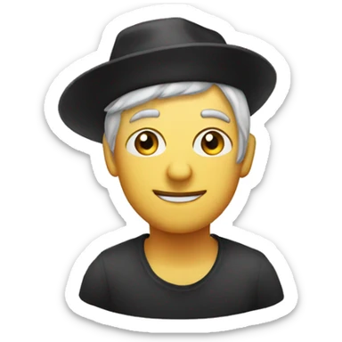 Pagliaccio con un cappello  sticker