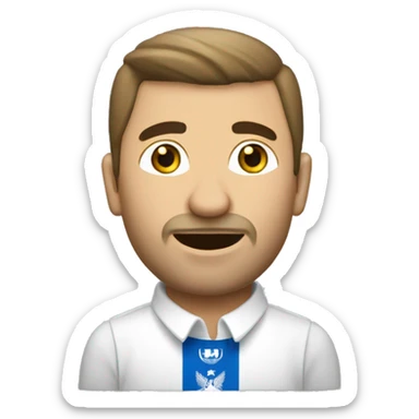 Un bosniaque qui sont avec une française sticker