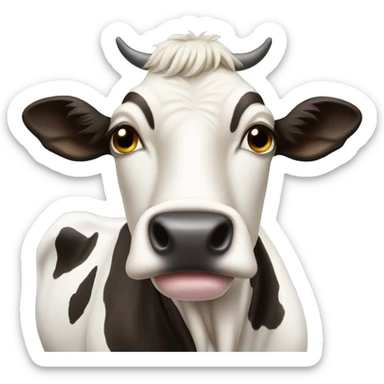 secret societ cow sticker
