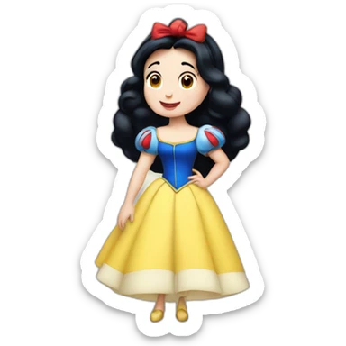 snow white sticker