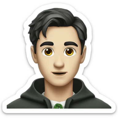Tom riddle look arrogant sticker