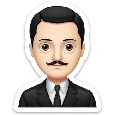Gomez Addams
 sticker