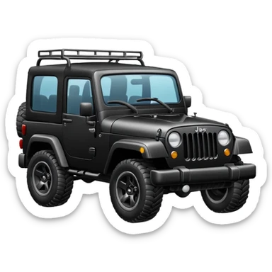 Black Jeep sticker