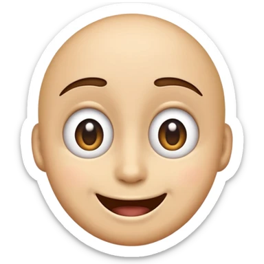 Make a imogi that shows that it really like something, but there are no hearts or stars in it's eyes. sticker