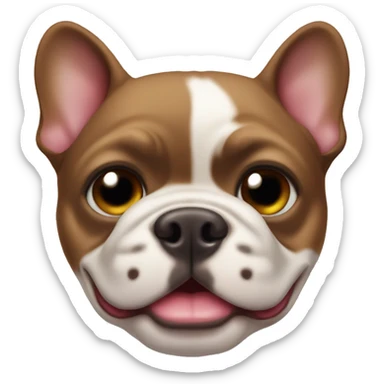 French bull dog sticker