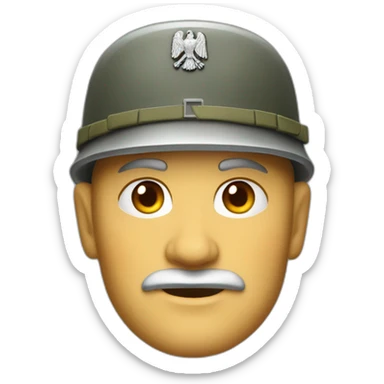 Deutsch soldier 1939 leader sticker