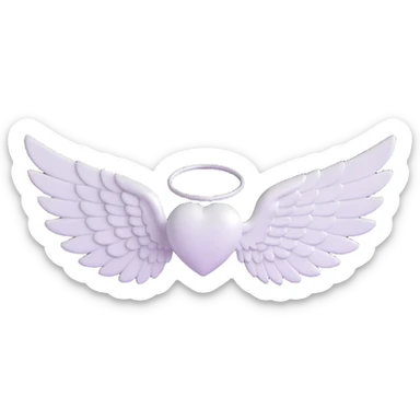 Angel wings sticker