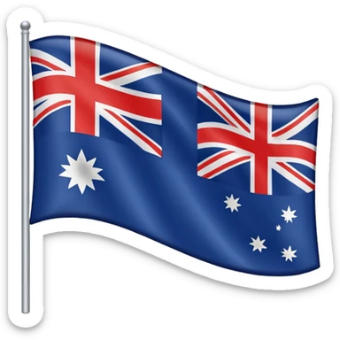 australia flag sticker