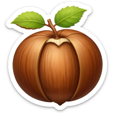 hazelnut sticker