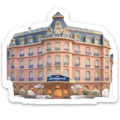 Disneyland Paris hotel sticker