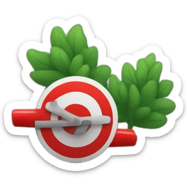 wheel stop sign sticker