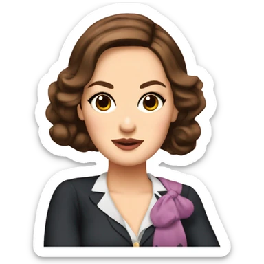 Blair Waldorf face  sticker