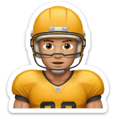 Football bum sticker