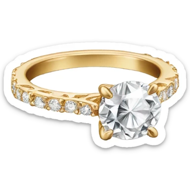 Engagement ring sticker