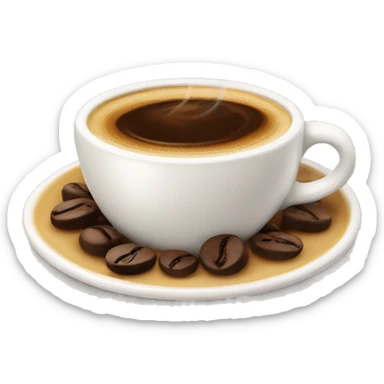Espresso: a strong and rich coffee with a velvety crema sticker