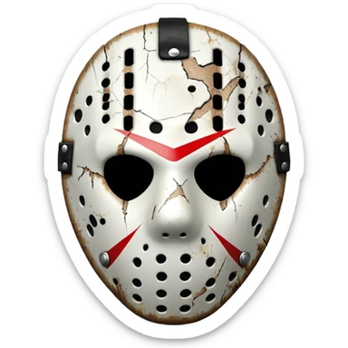 Jason voorhees mask  sticker