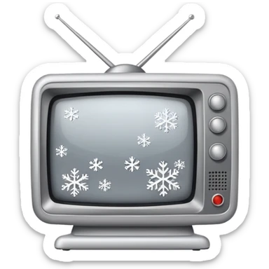 television static(snowy) sticker
