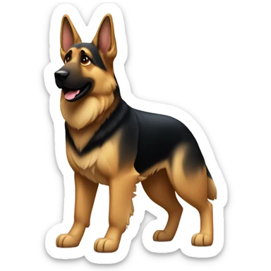 German shepherd  sticker