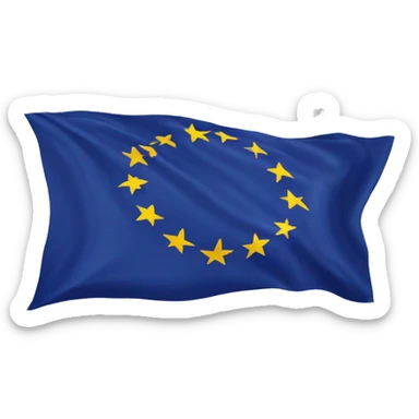 European Union flag sticker