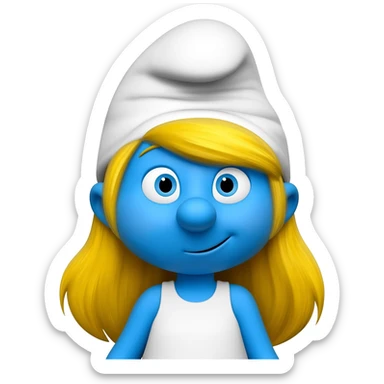 haz uno de pitufa sticker