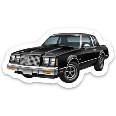 1985 monte Carlos ss sticker