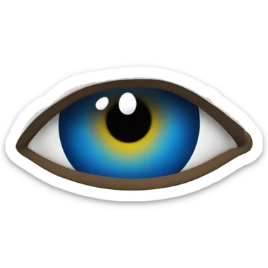 siames ojos azules sticker