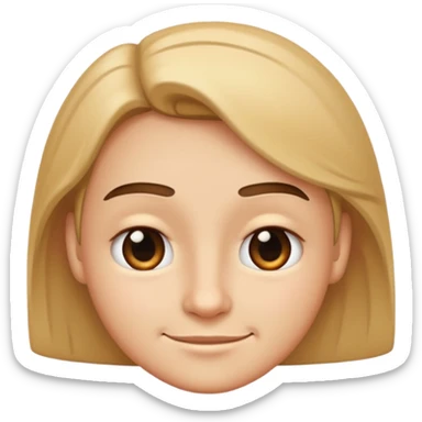 smirking face with slightly raised eyebrow sticker