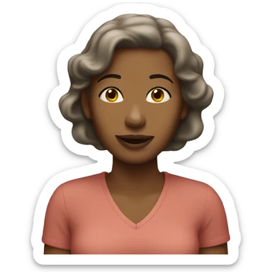 woman who loves peanuts  sticker