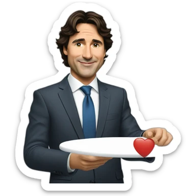 Justin Trudeau sticker