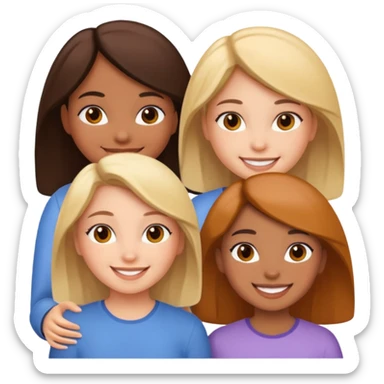 Girls Trio  sticker