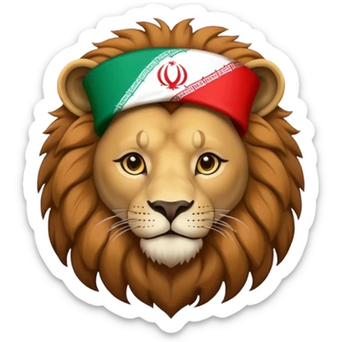 🦁🇮🇷 sticker