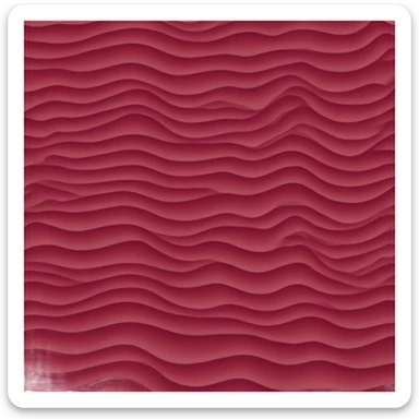 Wave that is crimson red sticker