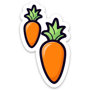 carrot sticker