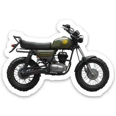 Mutt mongrel 125 motorcycle sticker