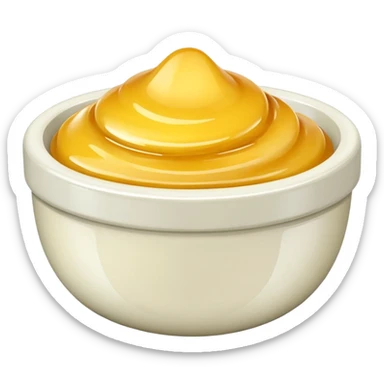 fat grease in small bowl sticker