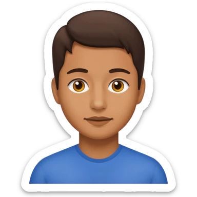 an image of me based on a picture of me sticker