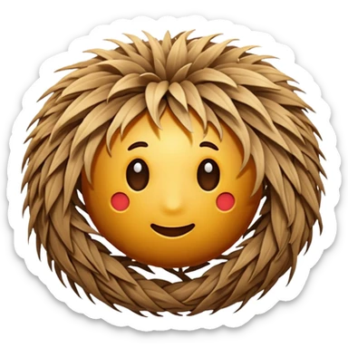 tumbleweed no face sticker